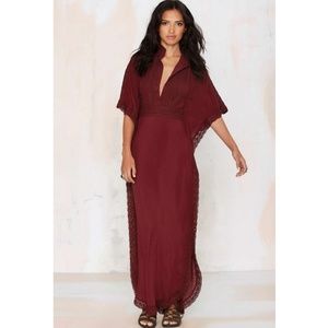 NWOT Nasty Gal Juliet kaftan dress